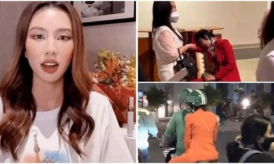Hoa hậu Thùy Tiên lên tiếng chuyện mẹ lủi thủi đi xe ôm về 1 mình sau sự kiện của con gái