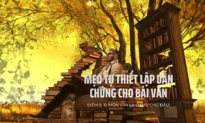 4 bước tự thiết lập dẫn chứng cho bài văn: Điểm 9, 10 môn Văn là ở đây chứ đâu!