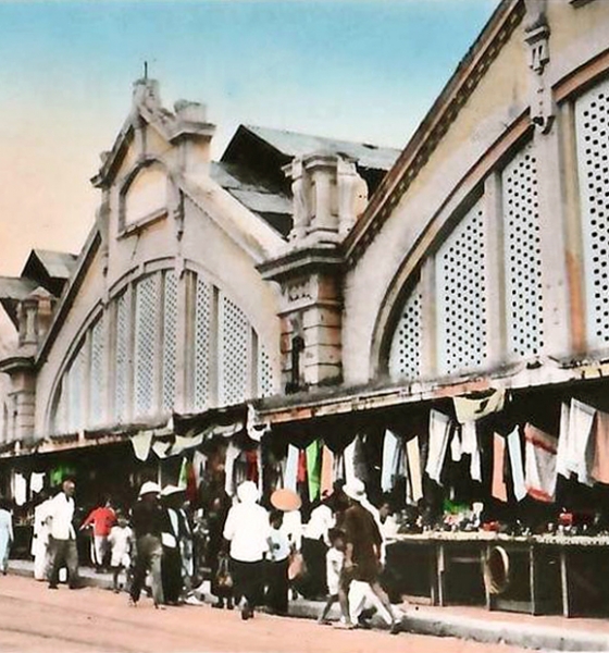 Những bức ảnh lịch sử về chợ Đồng Xuân thập niên 1950