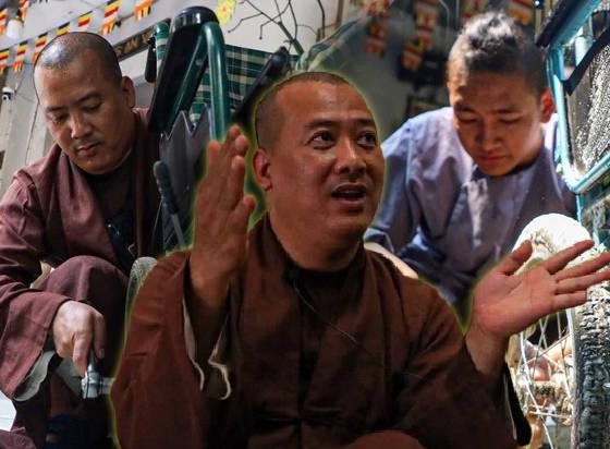 Sư thầy Đức Minh - người tái chế hàng nghìn xe lăn tặng người nghèo để họ được 'ngắm bầu trời rộng lớn ngoài kia'