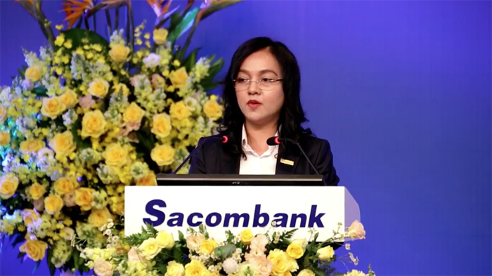 Tổng giám đốc Nguyễn Đức Thạch Diễm: Sacombank lãi hơn 2.300 tỷ đồng, gấp rưỡi cùng kỳ