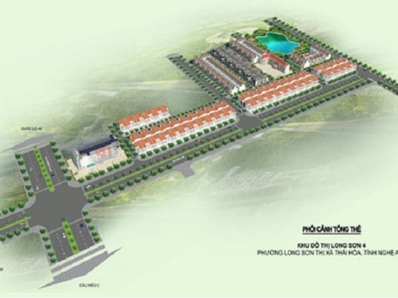 Cienco4 được UBND tỉnh Nghệ An giao đất thực hiện dự án Khu đô thị Long Sơn