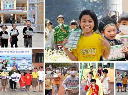 Vinamilk tiếp nối chiến dịch 'Bạn khỏe mạnh, Việt Nam khỏe mạnh'