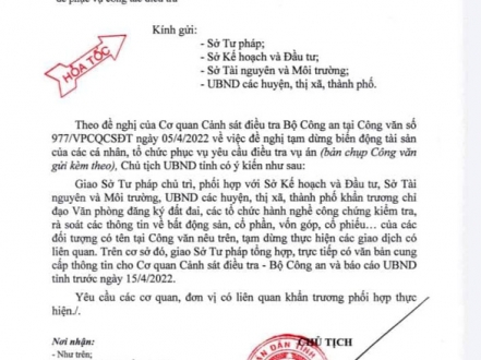 Bộ Công an đề nghị kiểm soát tài sản vợ chồng tỷ phú Trịnh Văn Quyết