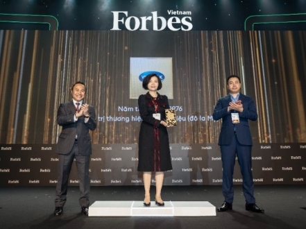 Vinamilk, thương hiệu 'tỷ USD' duy nhất trong top 25 thương hiệu F&B dẫn đầu của Forbes Việt Nam