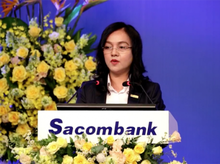 Tổng giám đốc Nguyễn Đức Thạch Diễm: Sacombank lãi hơn 2.300 tỷ đồng, gấp rưỡi cùng kỳ