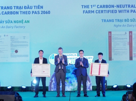 Việt Nam có nhà máy và trang trại đạt trung hòa carbon theo tiêu chuẩn PAS 2060