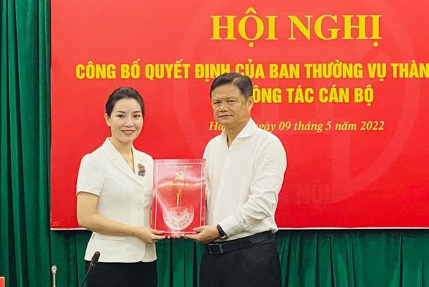 Nữ Phó bí thư Thành Đoàn Hà Nội giữ chức Phó chủ tịch quận Tây Hồ
