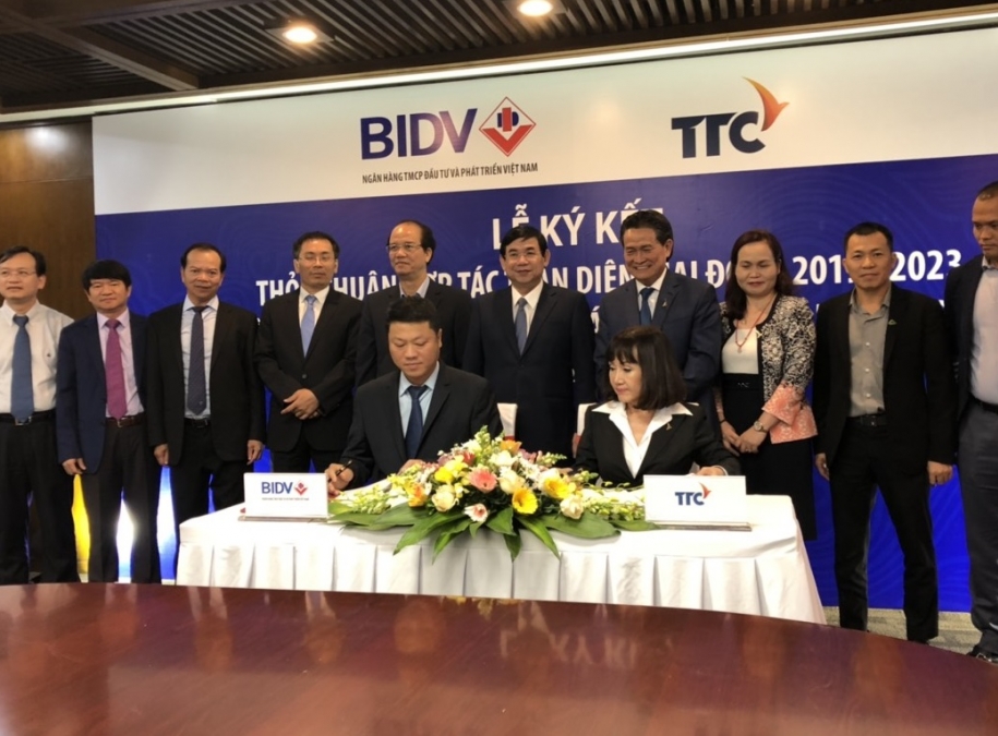 Tập đoàn TTC và BIDV ký thỏa thuận hợp tác toàn diện giai đoạn 2019 - 2023