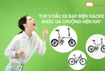 Top 3 mẫu xe đạp điện Xiaomi được ưu chuộng hiện nay