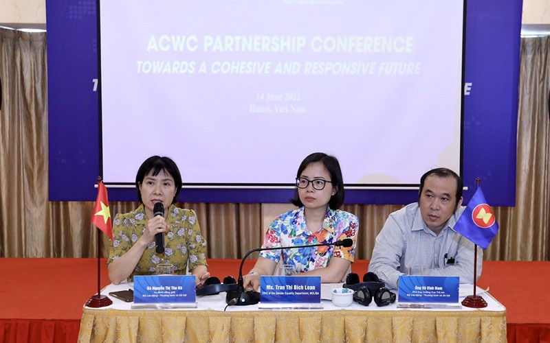 Việt Nam tham dự hội thảo “Thúc đẩy quan hệ đối tác hướng tới một tương lai gắn kết và chủ động thích ứng”. phunutreemasean-1655211494380