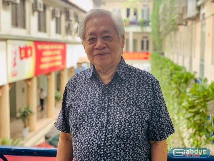 Giáo sư, Tiến sĩ Phạm Tất Dong - nguyên Phó Chủ tịch Hội Khuyến học Việt Nam. (Ảnh: Thùy Linh) giao-su-pham-tat-dong-anh-thuy-linh-6479-5151