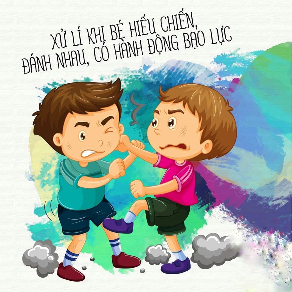 Việc các bên cùng ngồi xuống, bình tĩnh khi con trẻ đánh nhau là điều rất quan trọng (Ảnh: Internet). Tôi đã làm gì kh