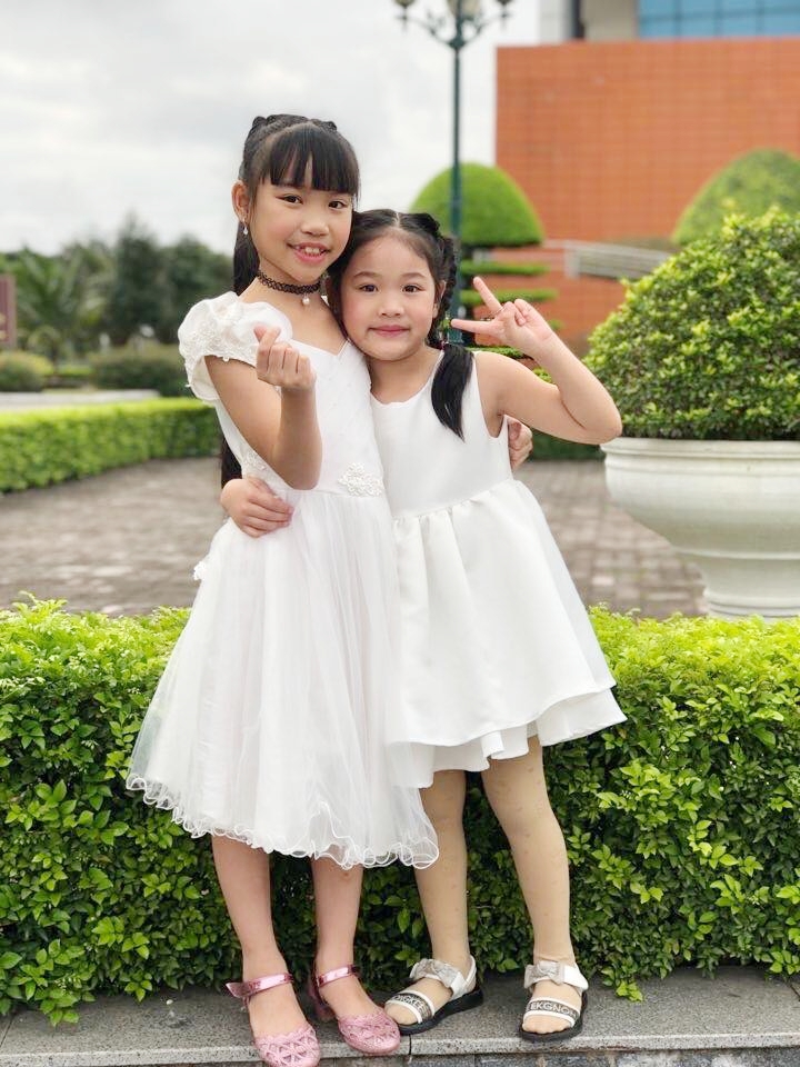 Bé Cua và em Sóc (Ảnh: GĐCC). Bao Ngoc cua va soc