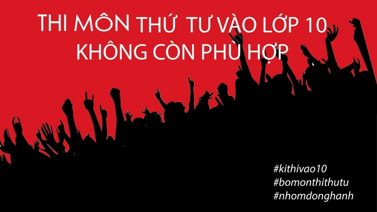 Phụ huynh Hà Nội nhuộm đỏ, nhuộm xanh Facebook tranh cãi việc thi vào lớp 10 có 4 môn