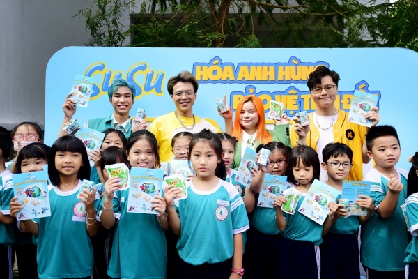 Hơn 65.000 học sinh cam kết chung tay bảo vệ trái đất cùng Vinamilk